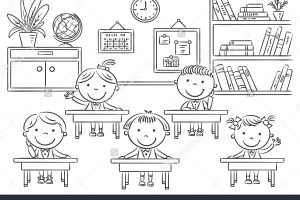 School classroom clipart black and white 2 » Clipart Station.