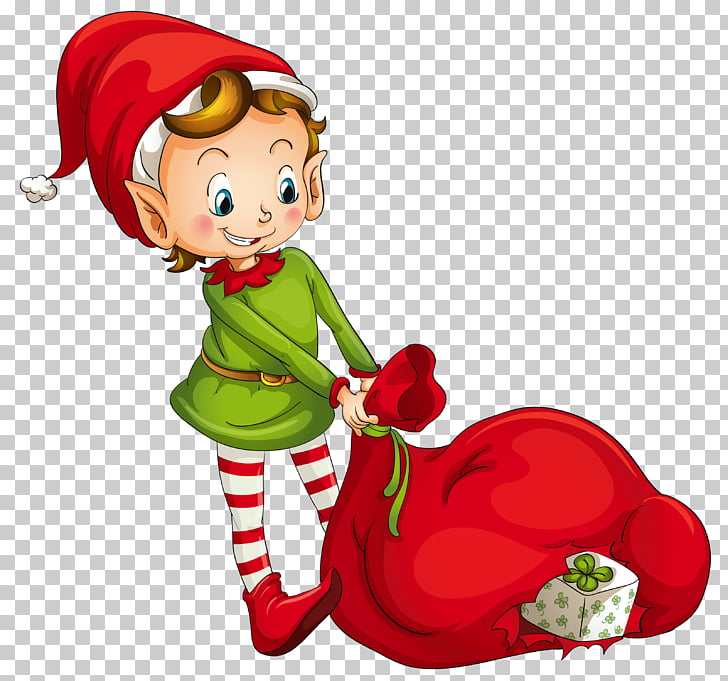 Santa Claus Classic Christmas elf , Elf PNG clipart.