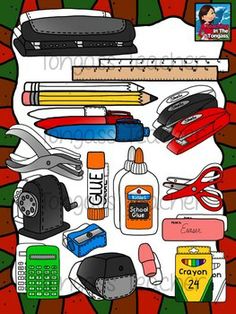 School Supplies Checklist PLUS lots of other printable activities.