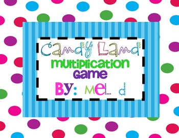 Candy Land Multiplication Game.