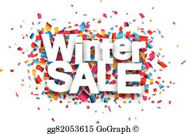 Winter Clearance Sale Clip Art.