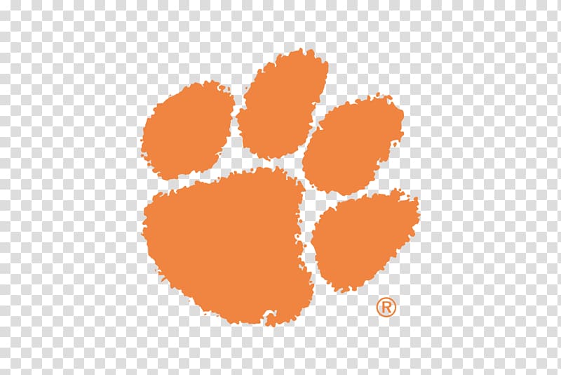 Pet paw logo, Clemson Tigers football Clemson University.