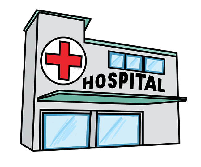 Clip Art Hospital Clinic Sign Clipart.