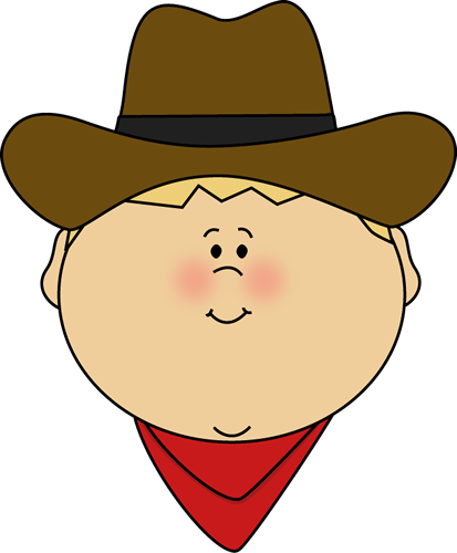 Cute Cowboy Clip Art.