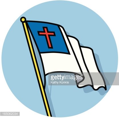 Christian Flag premium clipart.