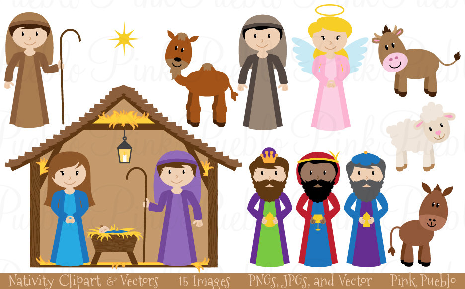 Nativity Clip Art Clipart Nativity Scene Clip Art Clipart.