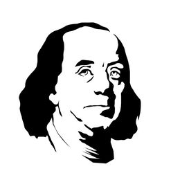 Download benjamin franklin black and white clipart Benjamin Franklin.