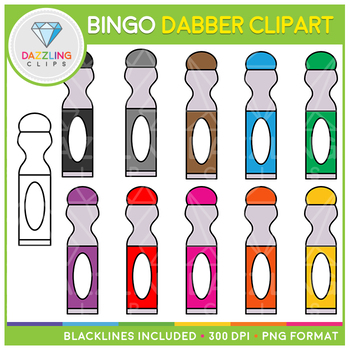 Bingo Dabber (Dauber) Clip Art.