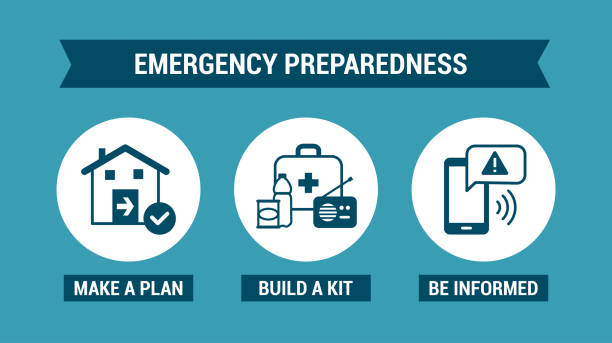 Best Emergency Preparedness Illustrations, Royalty.