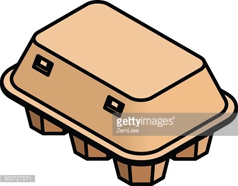 Egg Carton premium clipart.