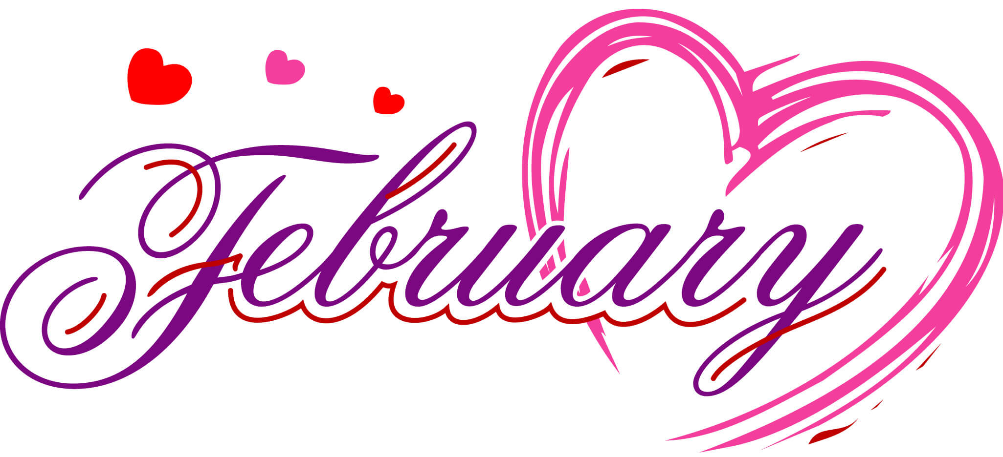 February Clipart 2019.