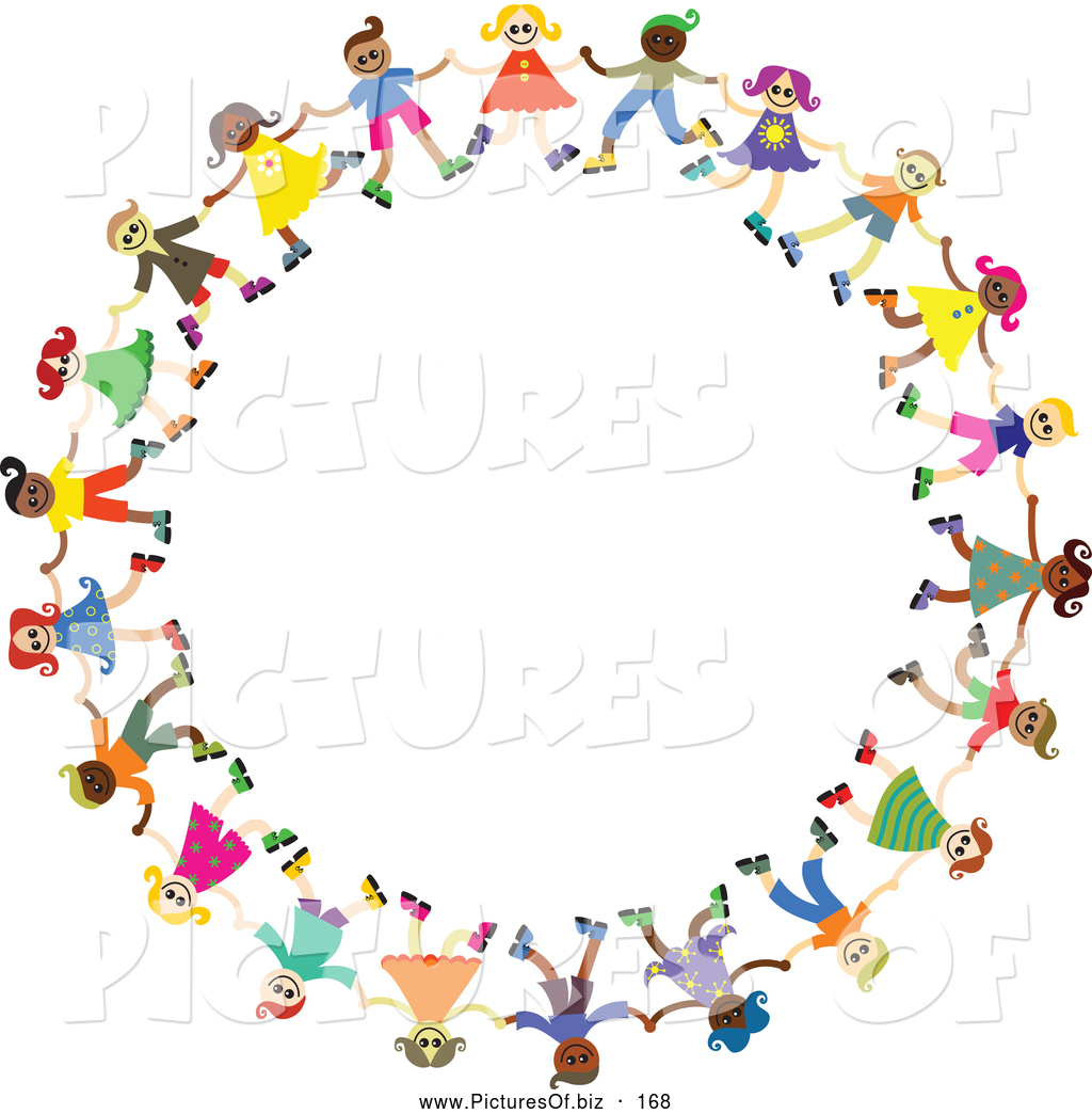 Clipart Holding Hands Circle.