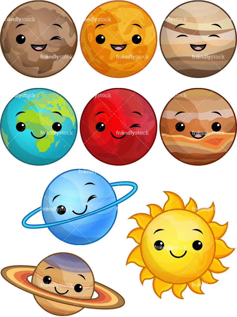 Kawaii Solar System.