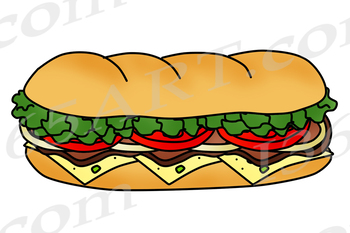 Build A Sub Sandwich Clipart Bundle.