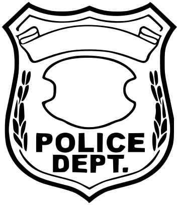 Police Line Flag Clipart police badge 25.