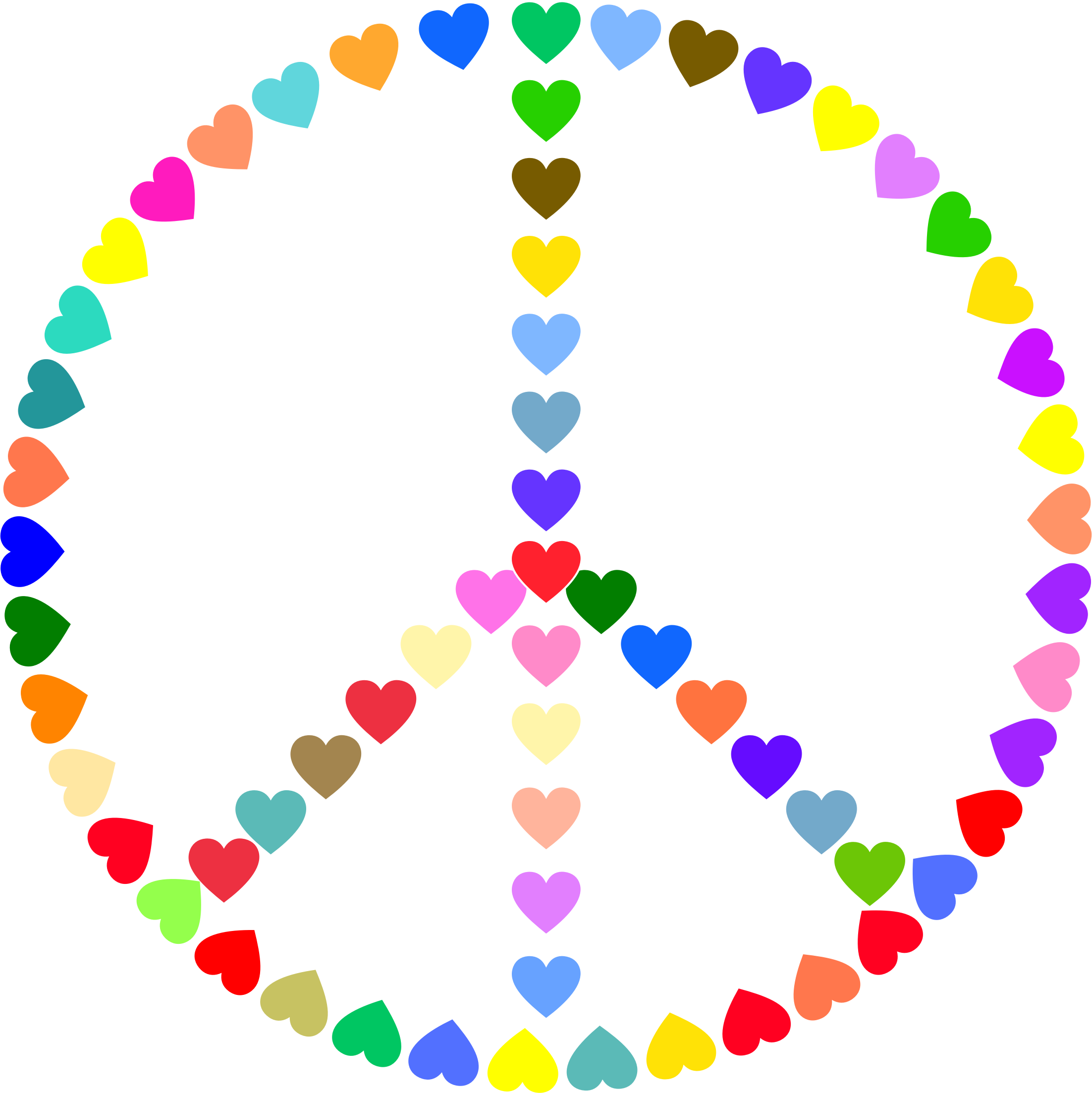 Peace Sign Clipart Peace And Love.