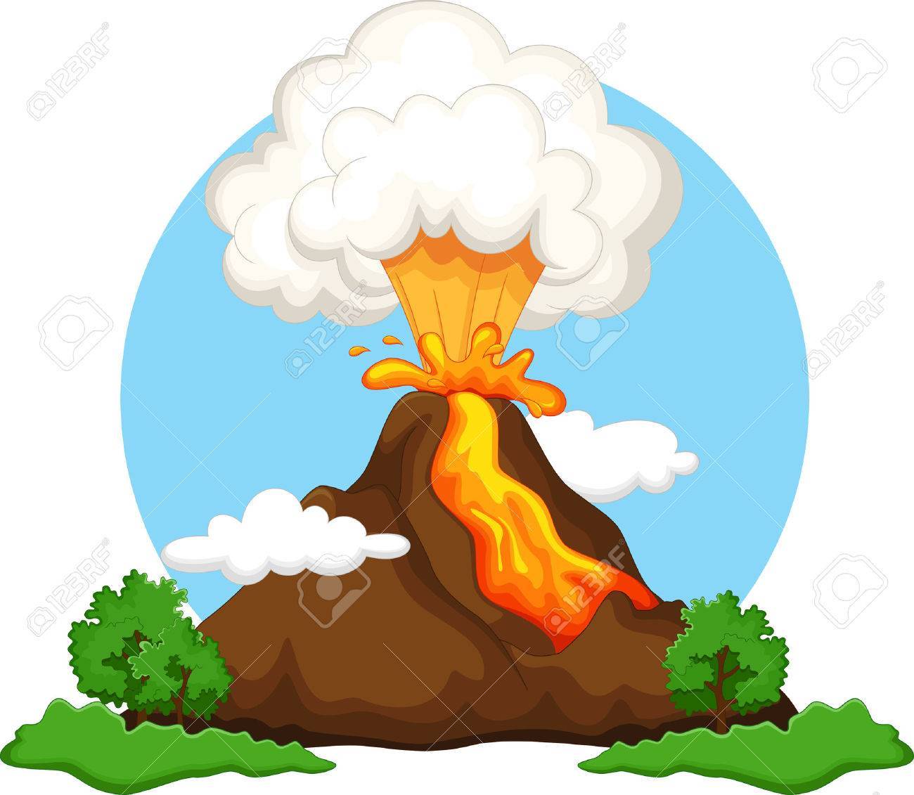 Clipart volcano 2 » Clipart Portal.