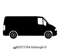 Van Silhouette Clip Art.