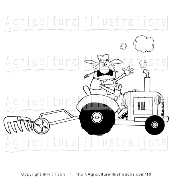 Royalty Free Black and White Stock Agriculture Designs.