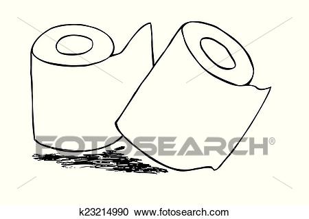 Tissue Paper Roll Clipart.