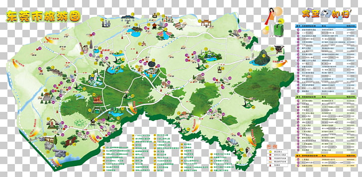 Changan, Dongguan Gaobu, Guangdong Humen Town Map Tourism.