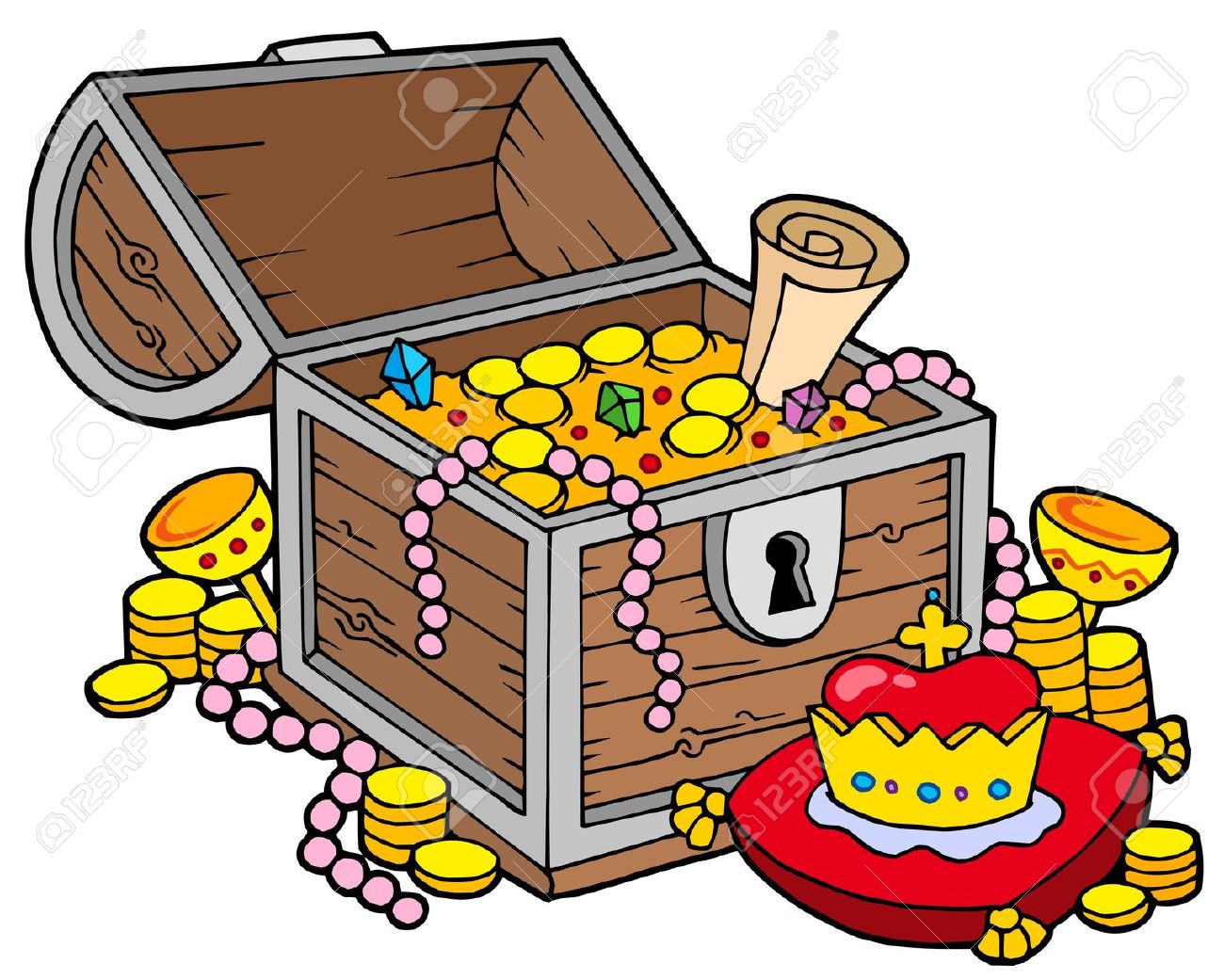 Treasure Box Clipart Group (+), HD Clipart.