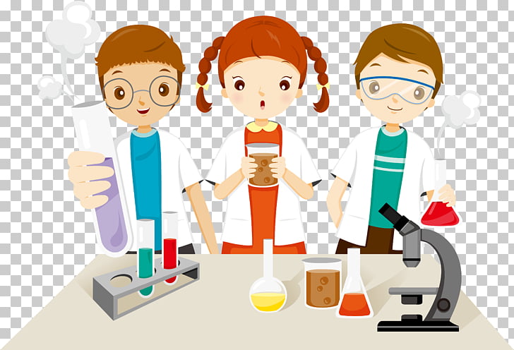 School Education Child Illustration, Children of scientific.