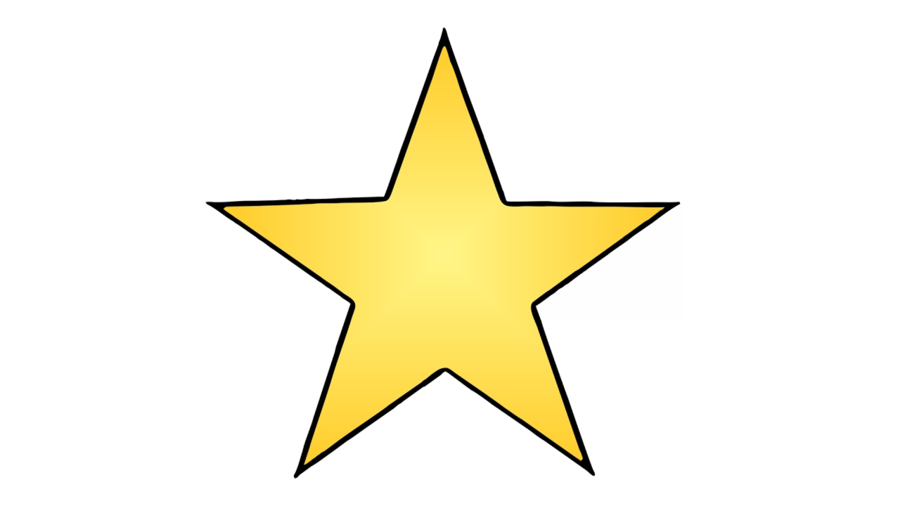 Yellow Star clipart.