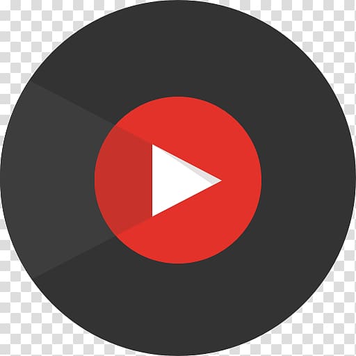 Red and black play logo, YouTube Music Android Music , song.