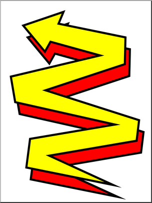 Clip art: Zig Zag Color I abcteach.com.