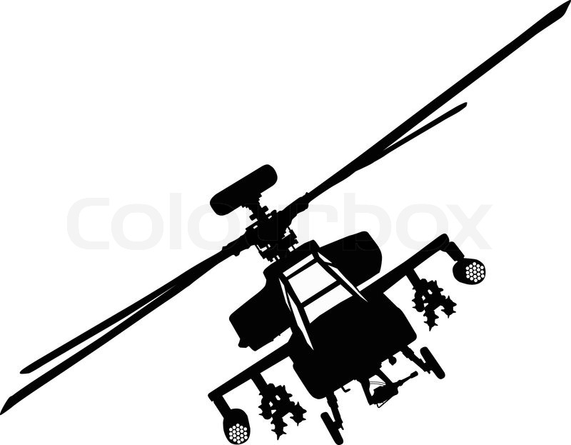 Helicopter clipart apache, Helicopter apache Transparent.