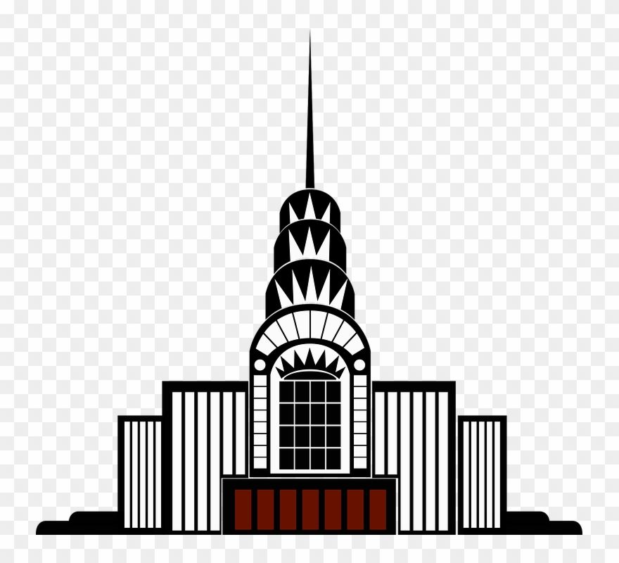 Skyscraper Clipart Bangunan.