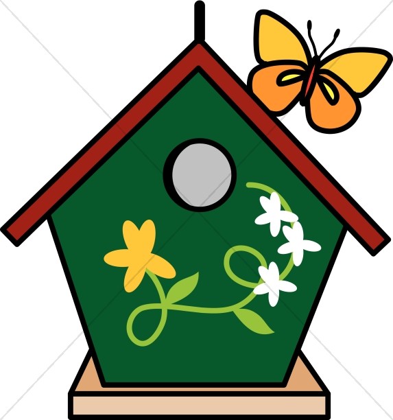 Bird house clipart 4 » Clipart Station.