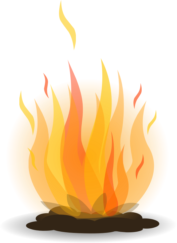 free bonfire graphic.