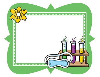 Science Kids Clipart: Borders & Frames.