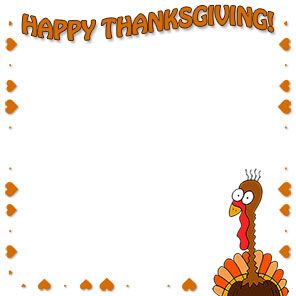 Thanksgiving Border Clipart in 2019.