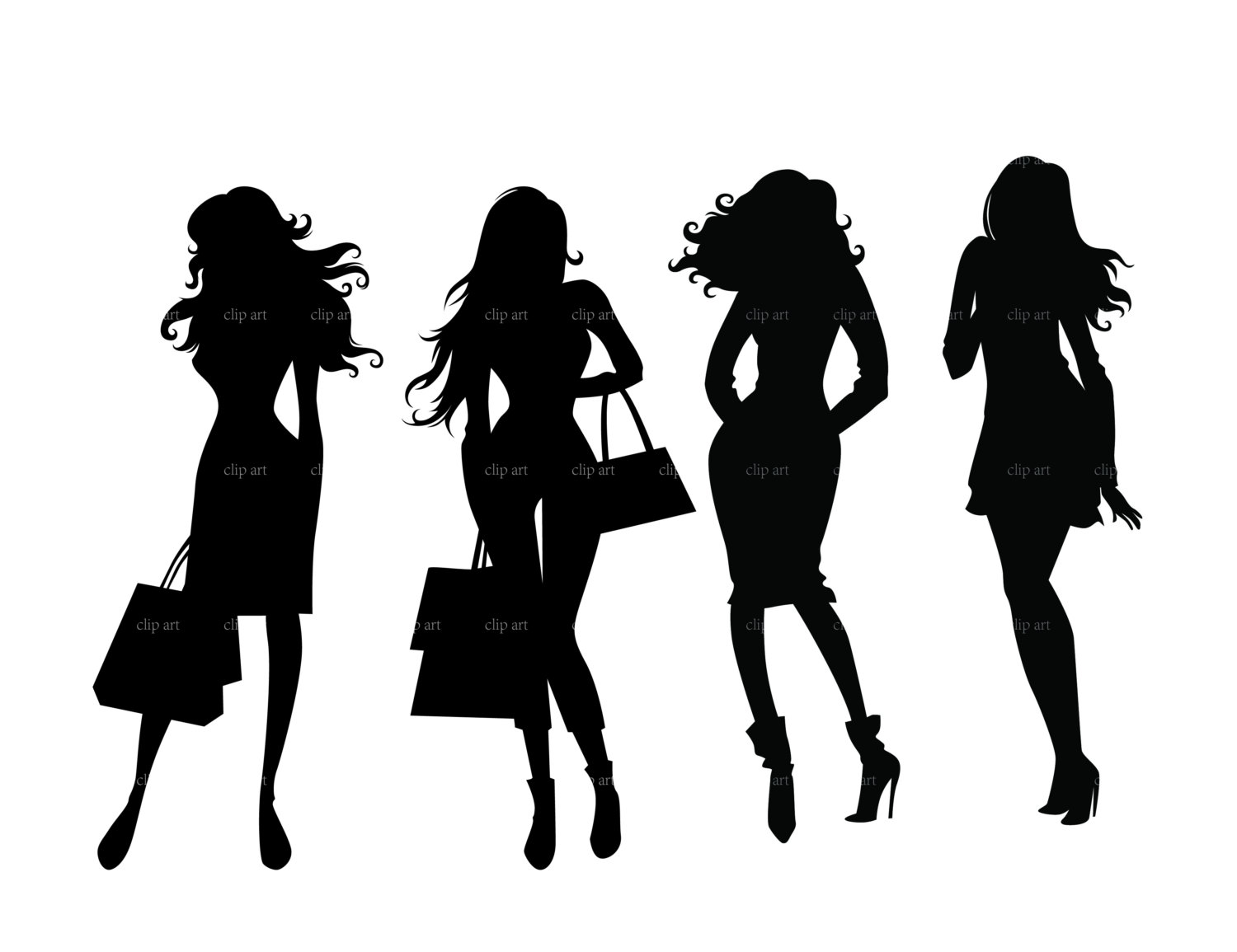 lady boss silhouette.