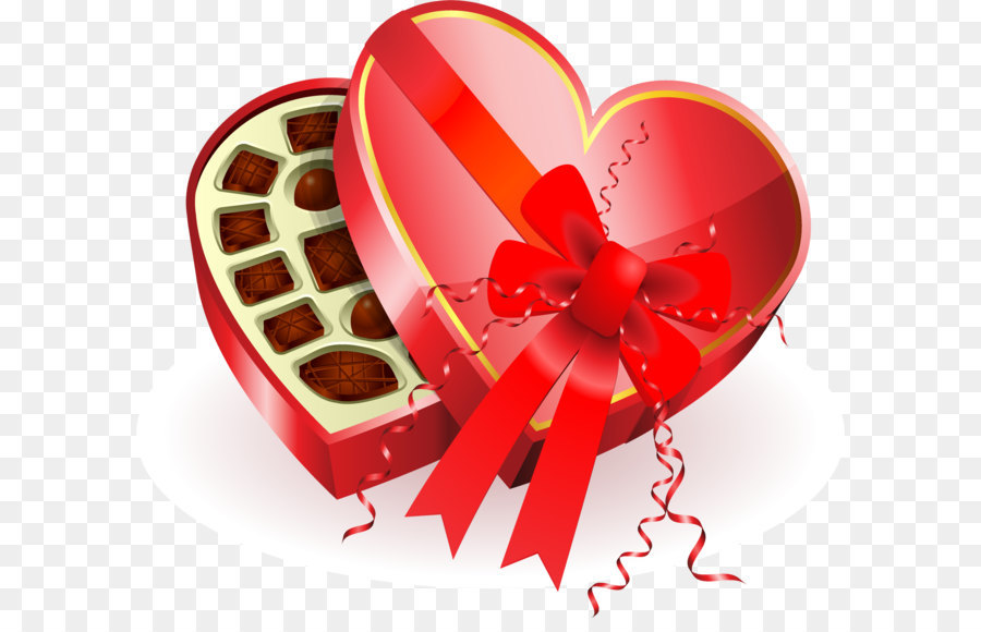 Chocolate box art Heart Valentine\'s Day Clip art.