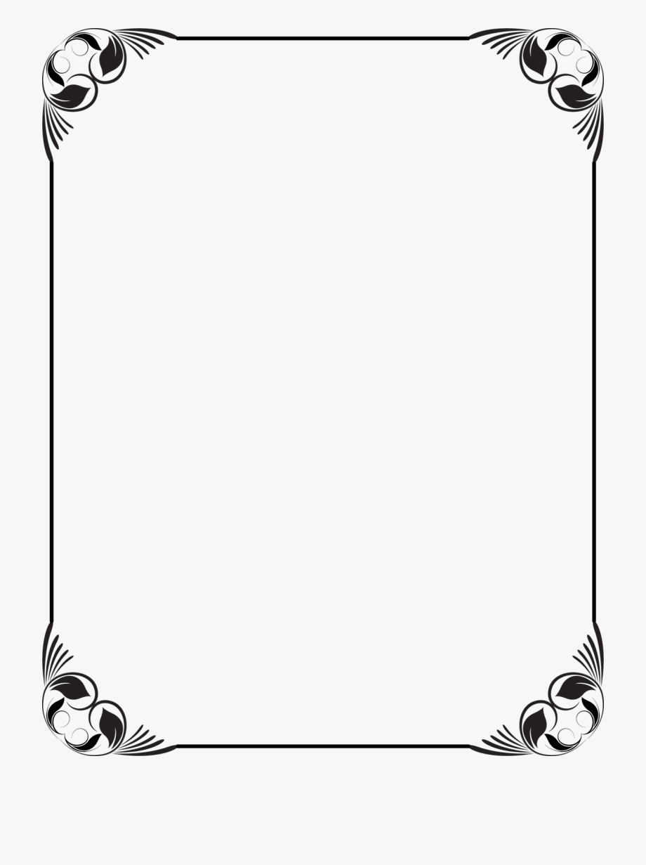 black and white border designs.