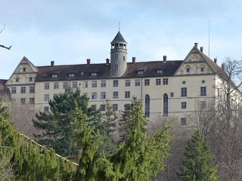 heiligenberg castle, closed, renaissance style.