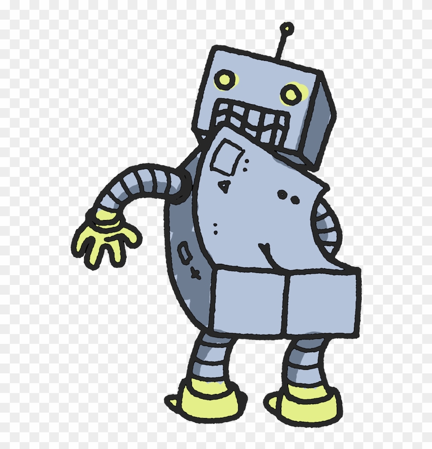 Robot Butt Clipart (#881371).