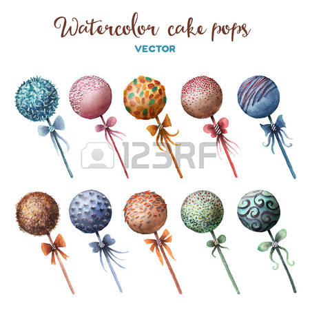 1,050 Cake Pop Stock Vector Illustration And Royalty Free Cake Pop.