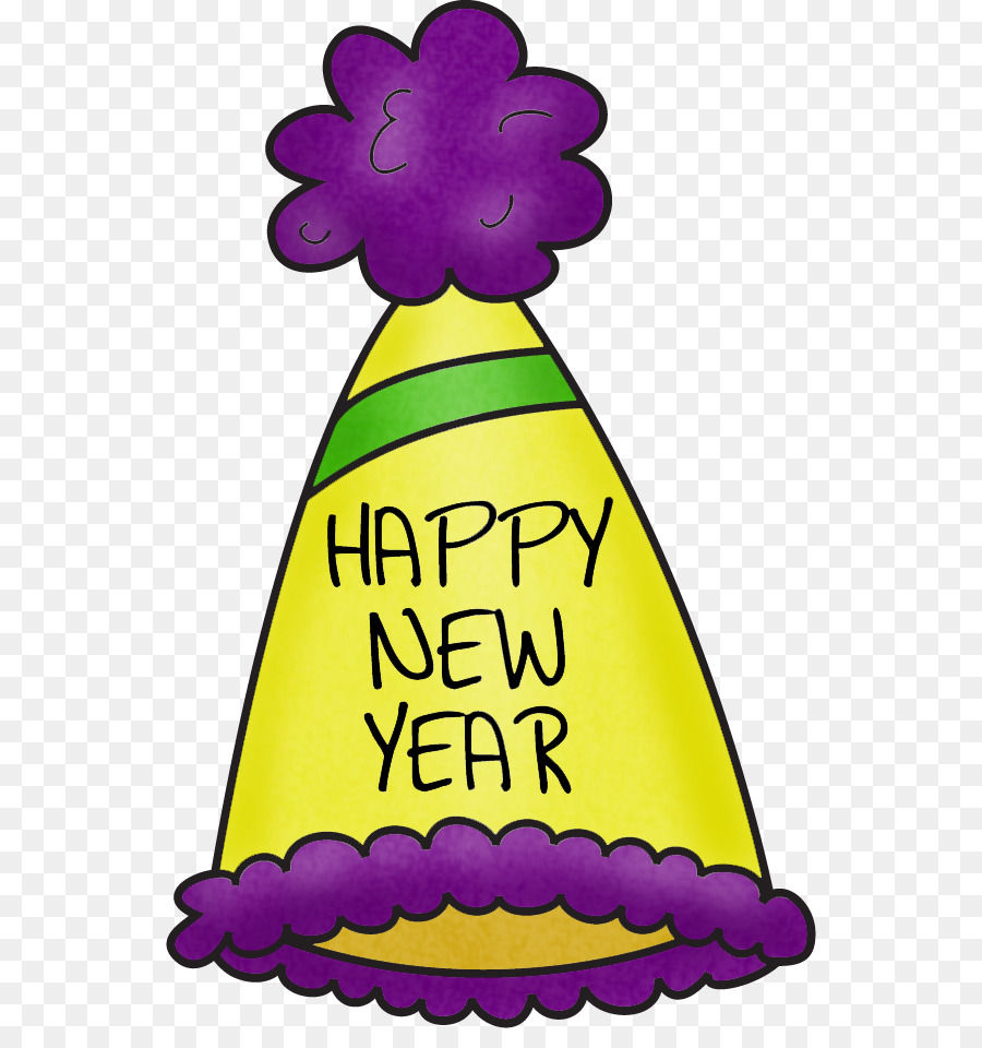 Cappello di partito di capodanno Clip art.