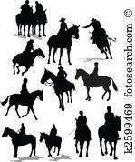 Cheval cavalier Banque de Clip Arts et Illustrations. 2 513 cheval.