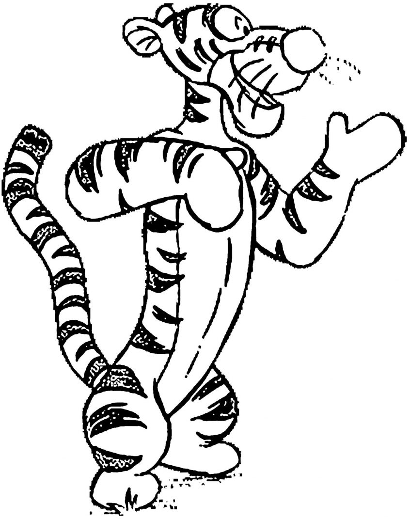 Coloring: Free Printable Wecoloring Tigger Clipart Tiger Coloring.