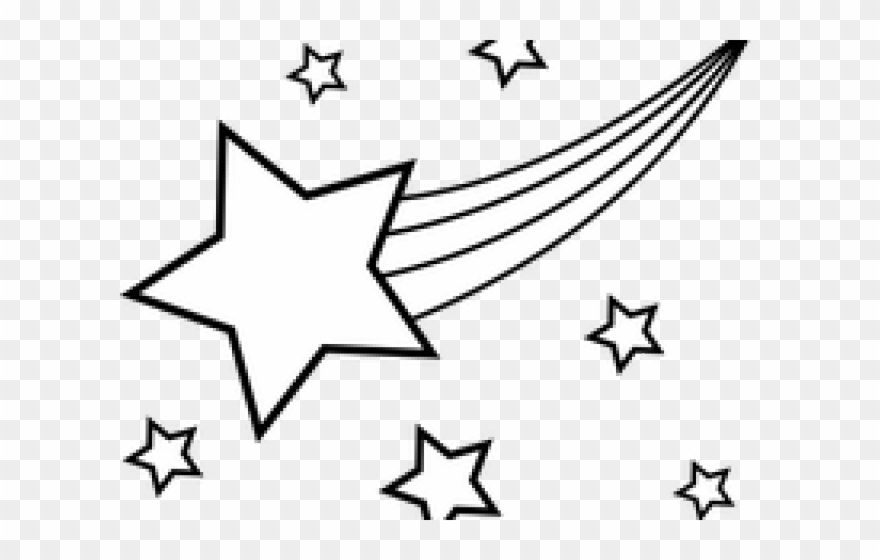 Starburst Clipart Falling Star.