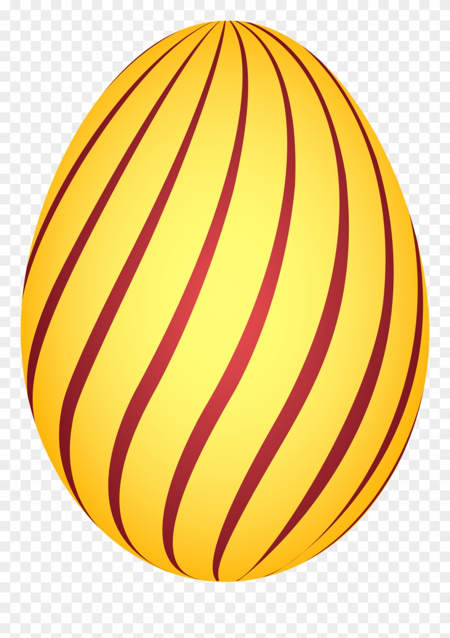 Orange Clipart Easter Eggs.