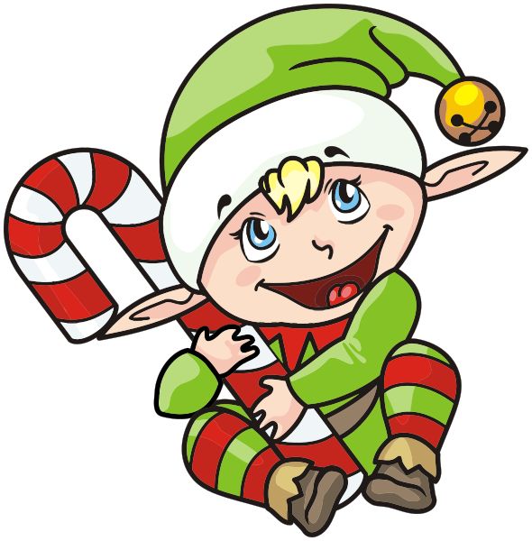 Christmas Clipart Elf On The Shelf.