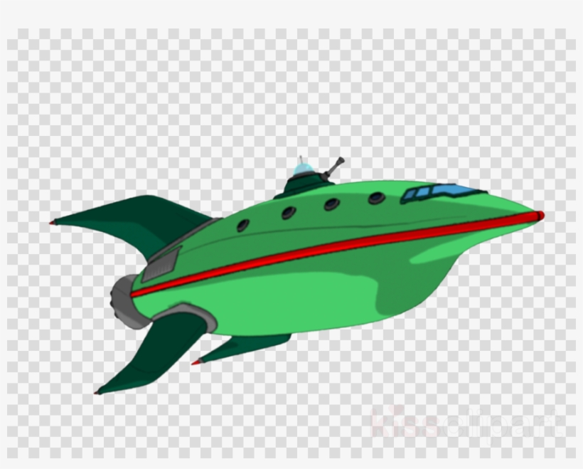 Download Futurama Ship Transparent Clipart Planet Express.