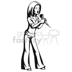 19221 Female free clipart.